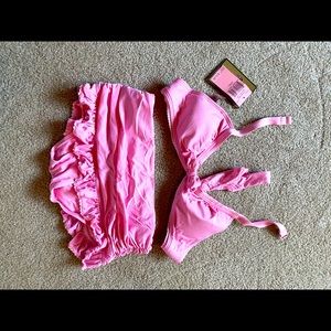 Juicy couture vintage style skirt bikini